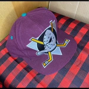 RARE VTG Mighty Ducks Snapback Hat 🧢